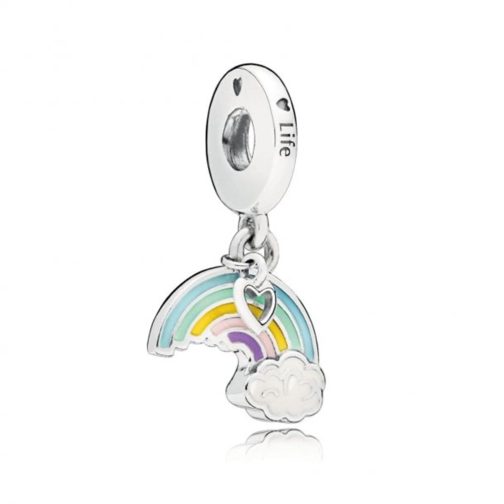 NEW Pandora Rainbow of Love Charm